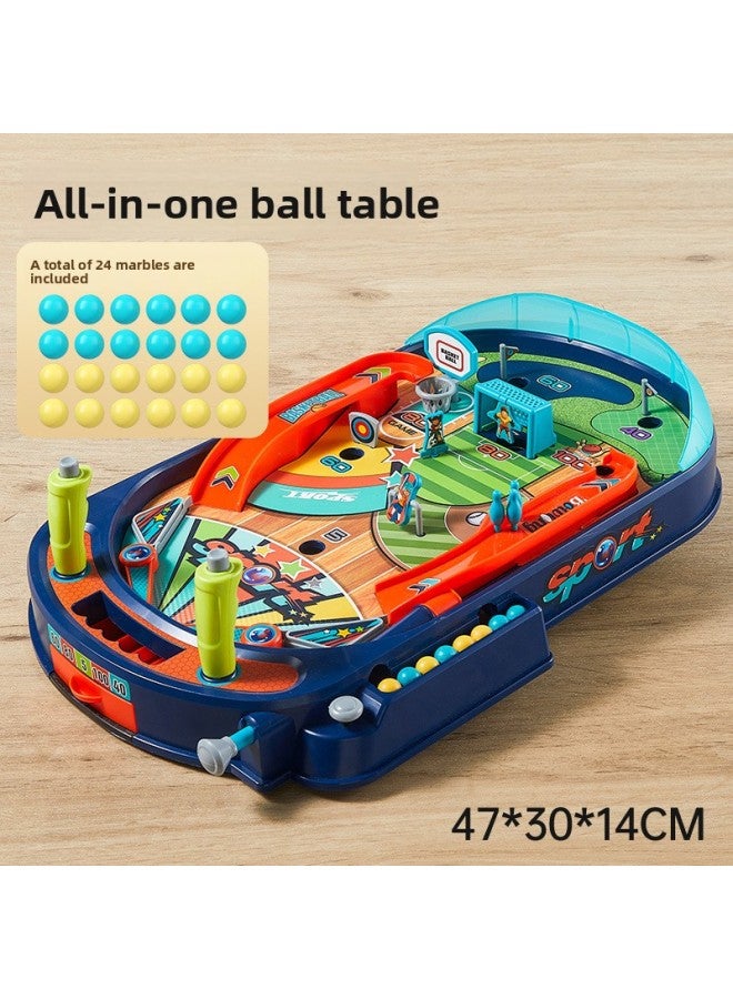 Children's maze pinball table game machine all-in-one sports educational thinking training toy parent-child interactive table game for men